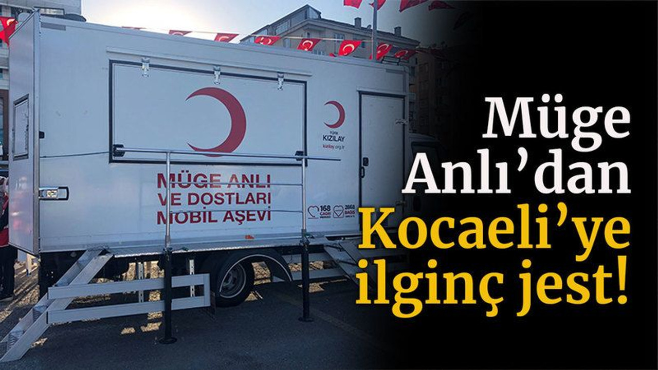 Müge Anlı’dan Kocaeli’ye ilginç jest!